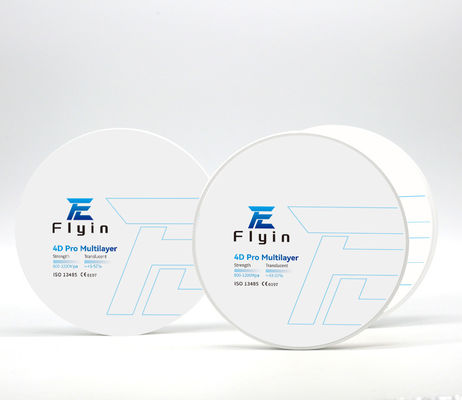 주문 치과 연구실 재료 4D 프로 다층 지르코니아 블록 세라믹 디스크 online manufacture