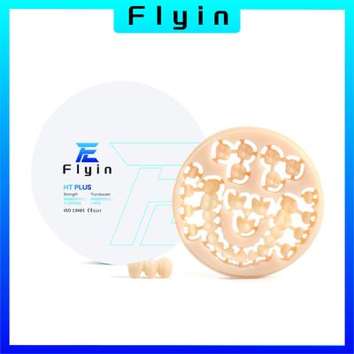주문 캐드 캠 가공 흰 치아 지르코니아 블록 HT 고 투명 online manufacture
